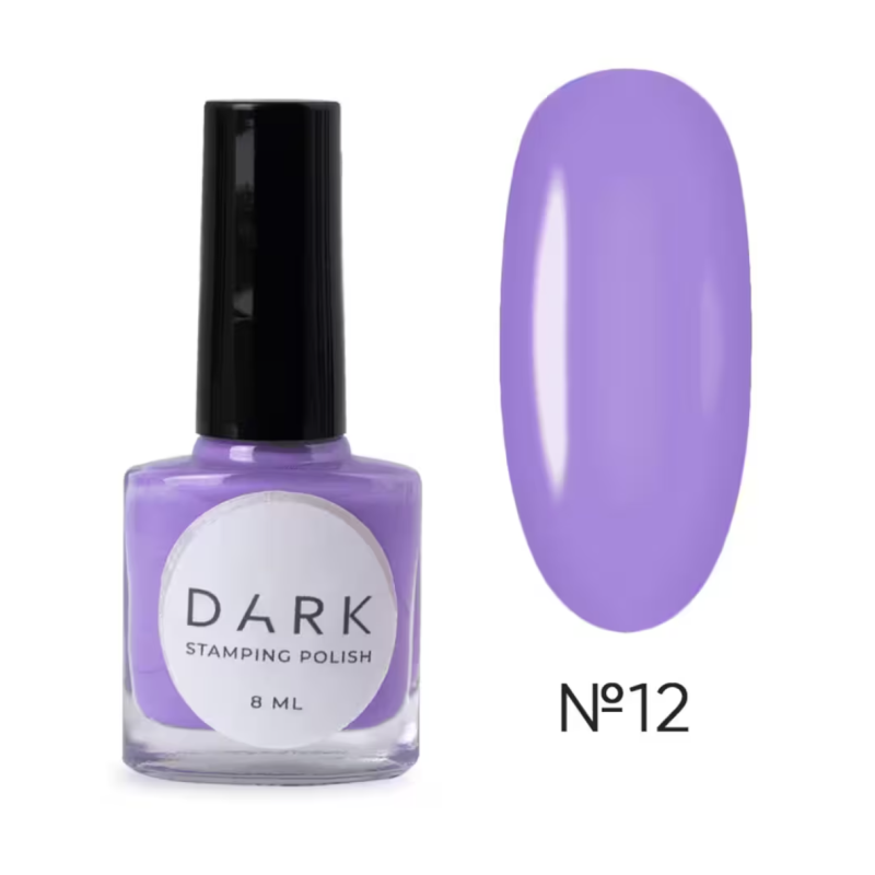 Esmalte Stamping Dark 12, Lila, 8ml