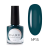 Esmalte Stamping Dark 15, Verde Oscuro, 8ml