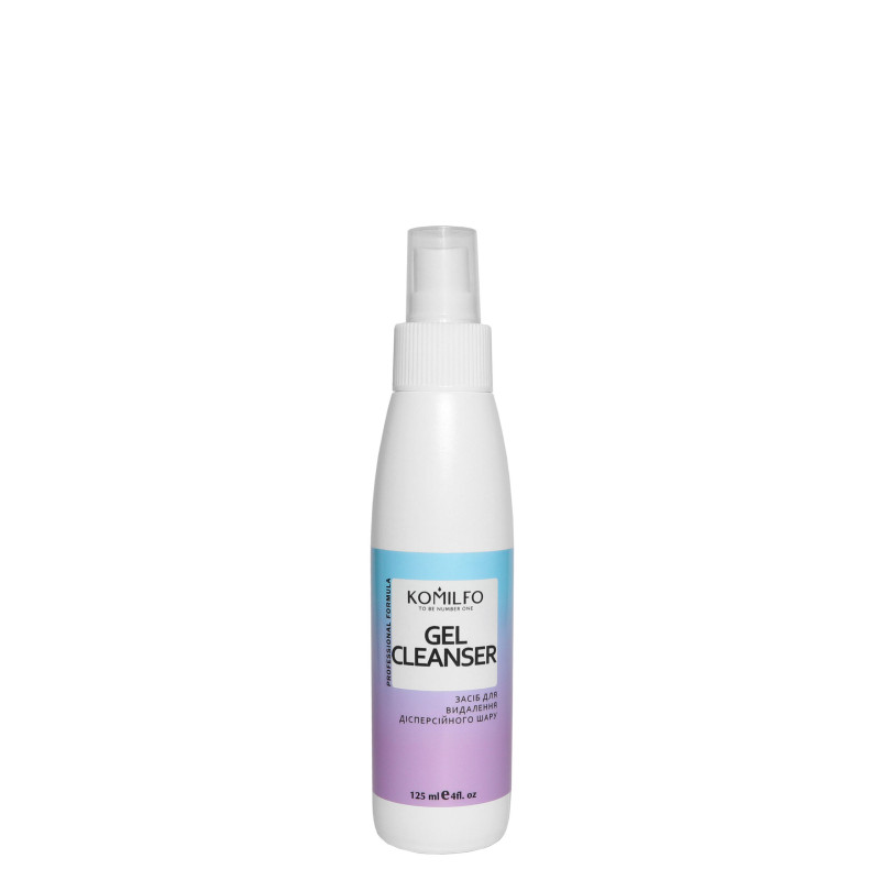 Gel Cleanser Komilfo, liquido para eliminar pegajosidad, limpiar pinceles y lámparas UV, 125 ml