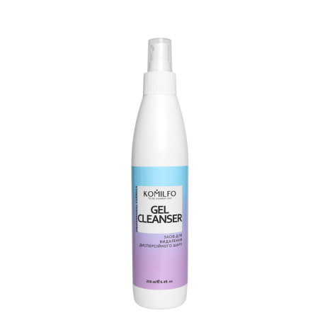 Gel Cleanser Komilfo, liquido para eliminar pegajosidad, limpiar pinceles y lámparas UV, 250 ml