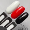 Top RED Saga, Top de color rojo sin capa pegajosa, 9 ml