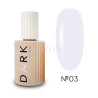 Pro Base 03 DARK, Base Camuflaje de color Blanco Lechoso, 15ml