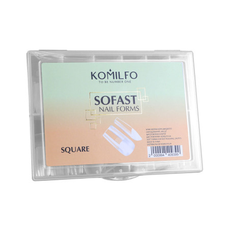 Tips Moldes SOFAST NAIL FORMS Komilfo  Scuare, 240uds