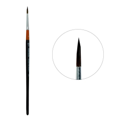 Pincel redondo № 1,Kolinsky...