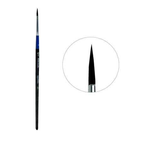 Pincel redondo № 2,Kolinsky 211, Rosa Studio