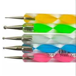 Kit 5 Punzones de uñas de doble punta