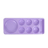 Paleta de plastico, Color Lila Pastel, 15x6 cm