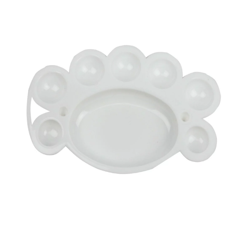 Paleta de plastico, Color Blanca