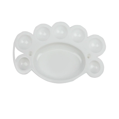 Paleta de plastico, Color Blanca