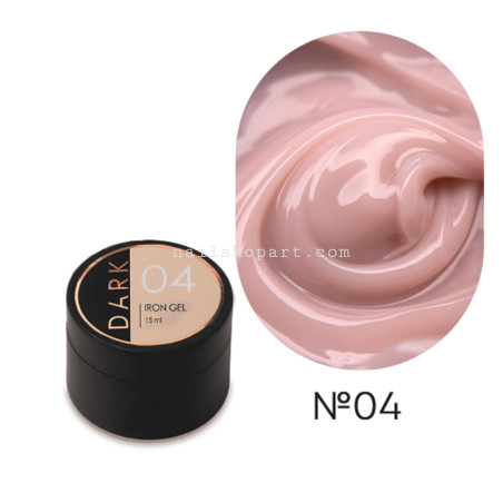 Gel Constructor Iron Gel 04 DARK, Beige, 15ml