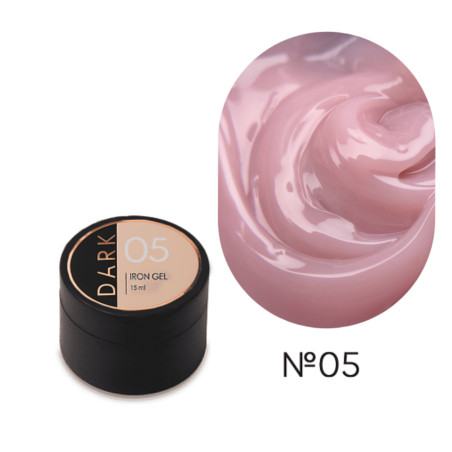 Gel Constructor Iron Gel 05 DARK, Beige Rosado, 15ml