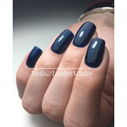 Esmalte Semipermanente D156 Jade Oscuro con Purpurina, Komilfo, 8ml