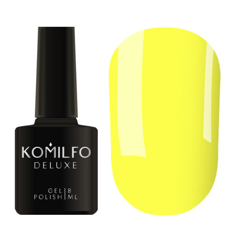 Esmalte Semipermanente D165 Amarillo, Komilfo, 8 ml