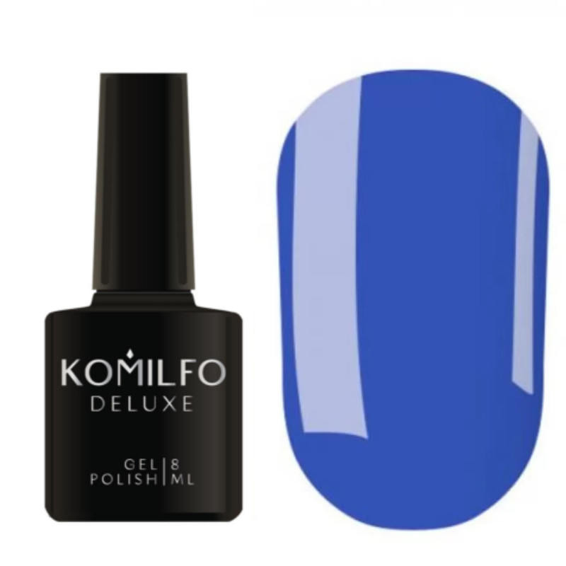 Esmalte Semipermanente D255 Azul, Komilfo, 8ml