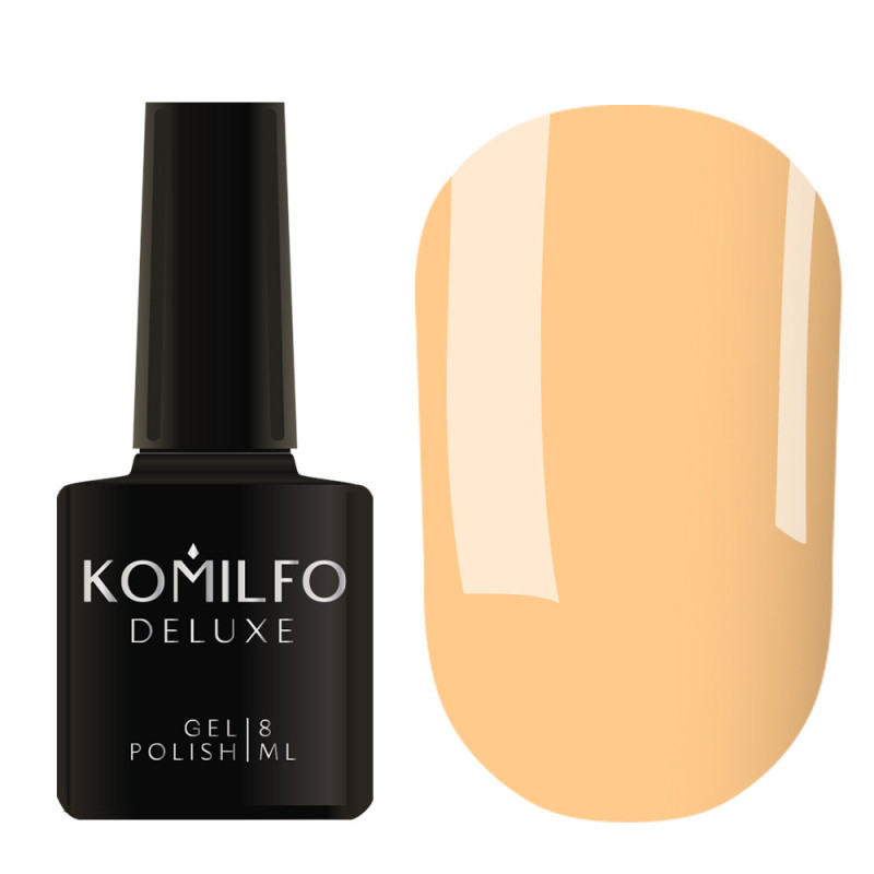 Esmalte Semipermanente D256 Naranja Pastel, Komilfo, 8 ml