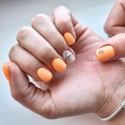 Esmalte Semipermanente D257 Mandarina, Komilfo, 8 ml