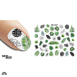 Pegatina al agua colorida...