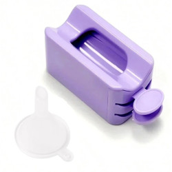 Caja de reciclaje de polvo, lentejuelas, purpurina para uñas...