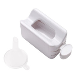 Caja de reciclaje de polvo, lentejuelas, purpurina para uñas...