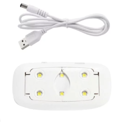 Lámpara LED/UV Sun mini, 6W, rosa
