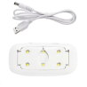 Lámpara LED/UV Sun mini, 6W, rosa