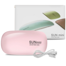 Lámpara LED/UV Sun mini, 6W, rosa
