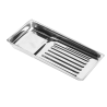 Bandeja de acero inoxidable Staleks 195X90x19 mm, 1 ud