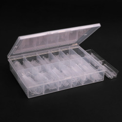 Tips Moldes para Construcción de Uñas Arch Long Sistema dual Komilfo Reutilizables, Arco, Largos, 130uds