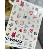 Pegatina al agua con foil, Newmax NF-7