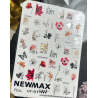 Pegatina al agua con foil, Newmax NF-8