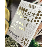 Pegatina al agua con foil, Newmax NF-1
