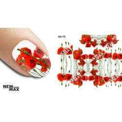 Pegatina al agua colorida...