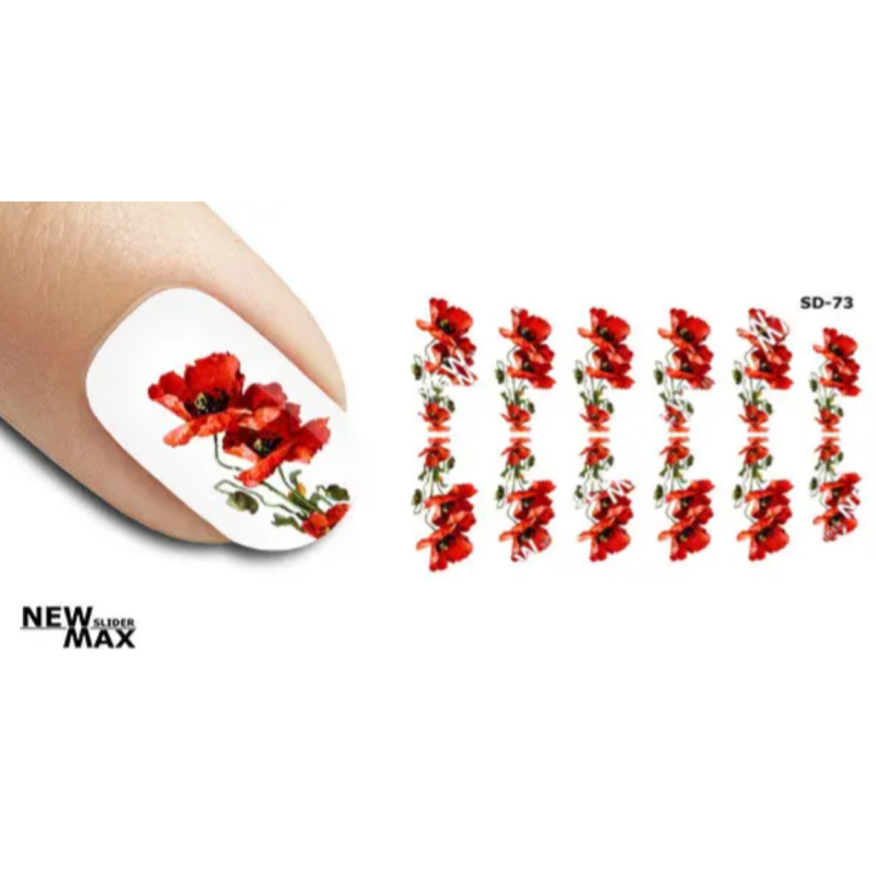 Pegatina al agua colorida SD-73