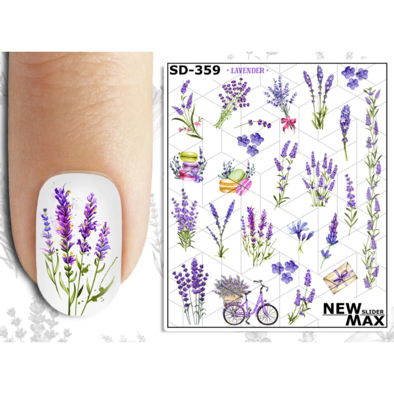 Pegatina al agua colorida SD-359