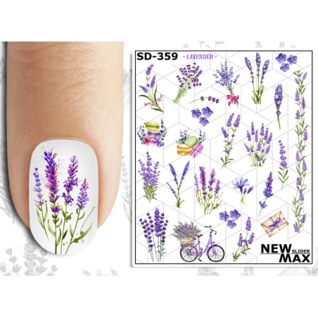 Pegatina al agua colorida SD-359