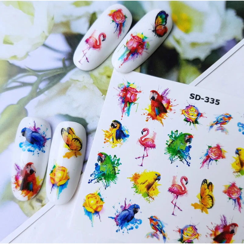 Pegatina al agua colorida SD-335