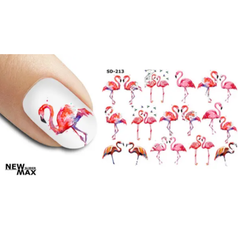 Pegatina al agua colorida SD-213