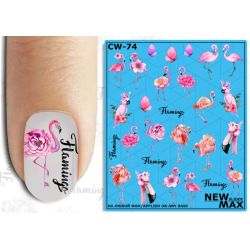 Pegatina al agua colorida...