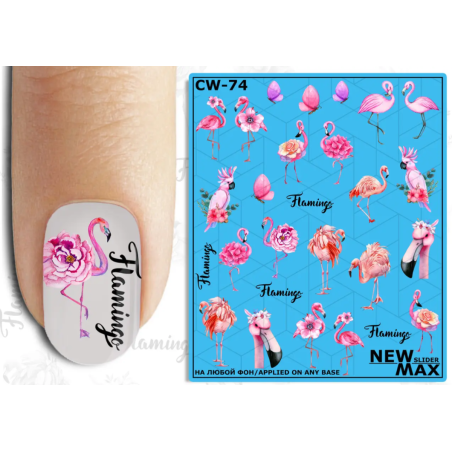 Pegatina al agua colorida CW-74