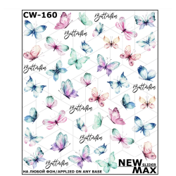 Pegatina al agua colorida...