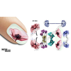 Pegatina al agua colorida...