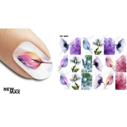 Pegatina al agua colorida...