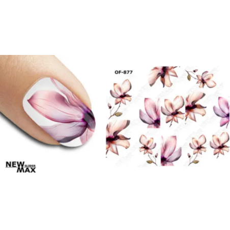 Pegatina al agua colorida OF-877