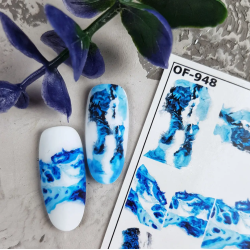 Pegatina al agua colorida...