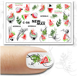 Pegatina al agua colorida C-56