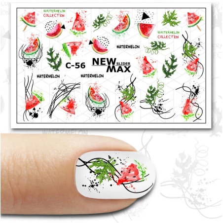 Pegatina al agua colorida C-56