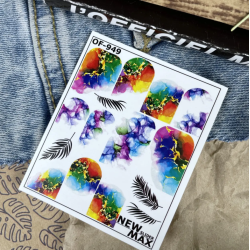 Pegatina al agua para uña...