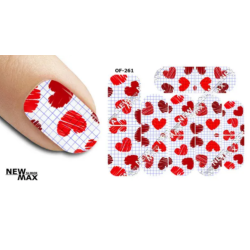 Pegatina al agua para uña...