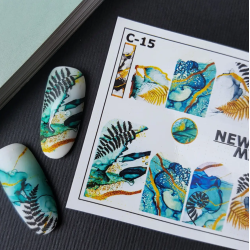 Pegatina al agua para uña...