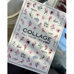 Pegatina al agua colorida...